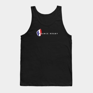 Minimalist Rugby Part 2 #007 - France Rugby Fan Tank Top